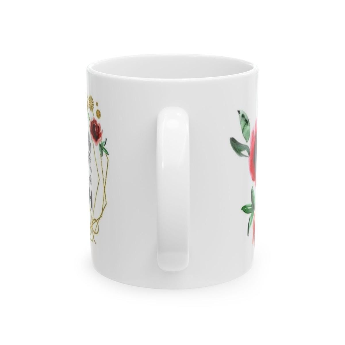 Sarcastic funny mug - i've got a good heart but this mouth - xmas gift christmas secret santa stocking filler - drinkware washable ceramic r