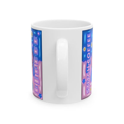 Stitc style mug gifts - perfect for hot beverages - drinkware, glass cup ceramic washable reusable tumbler reuse coffee mug  cute girly gift