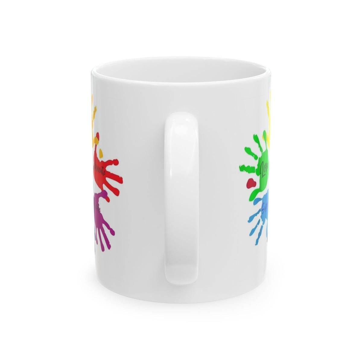 Autism strong mug - mental health awareness, perfect for drinking - cup, drinkware tumblers reusable reuse washable ceramic coffee fun mugs