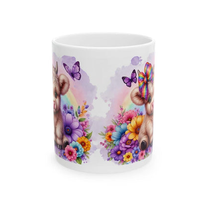 Cute baby highland cow 3d mug - perfect for drinks - tumblers, drinkware cup bottles washable reusable coffee ceramic reuse xmas mugs tea fe