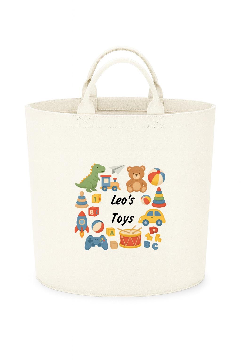 Personalised Toy storage Felt Trug basket, perfect gifts boys kids gift fun animals storage basket trugs toy storage