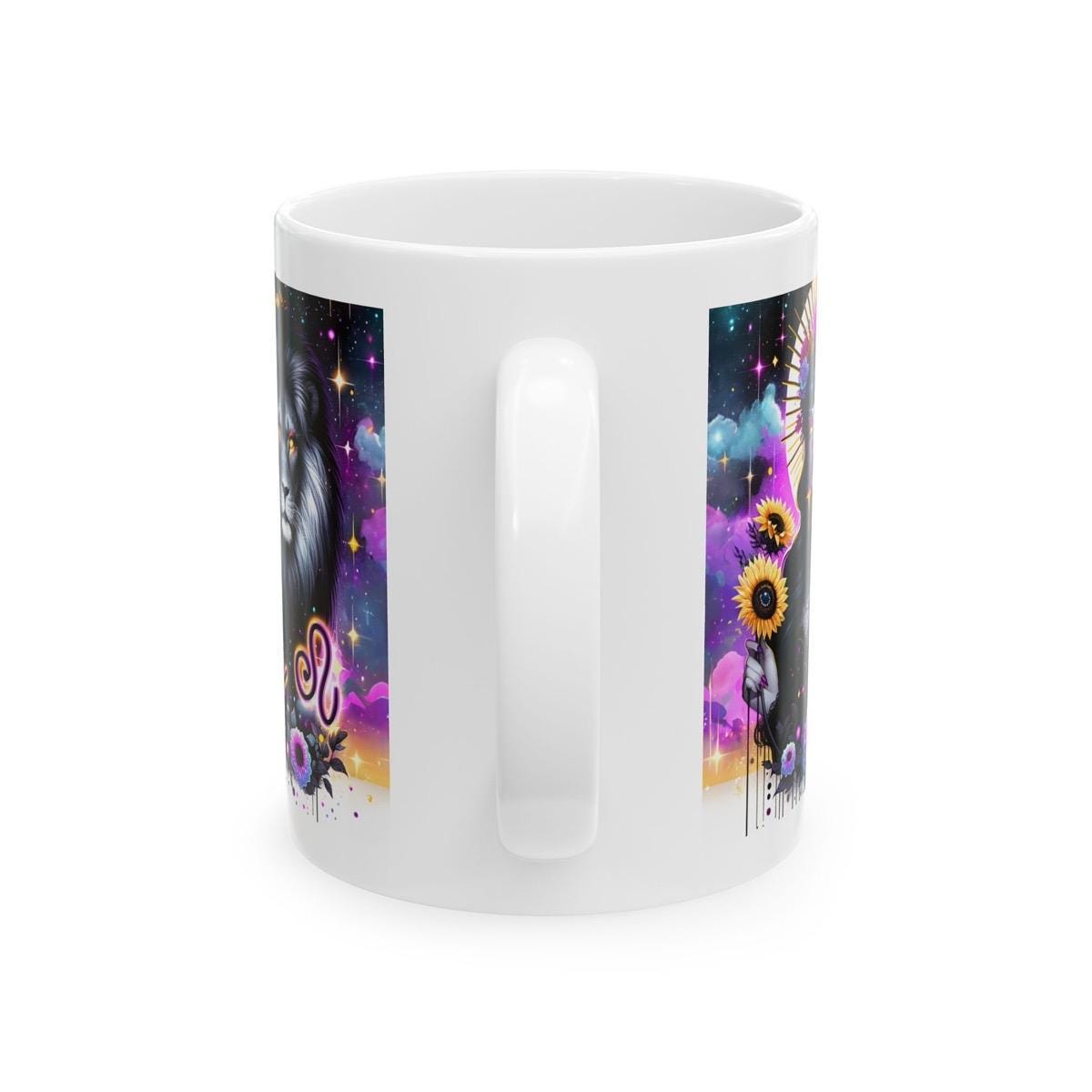 Leo star sign astrology mug gift - perfect for coffee and tea lovers - drinkware washable reuse reusable cup tumbler ceramic novelty mugs gi