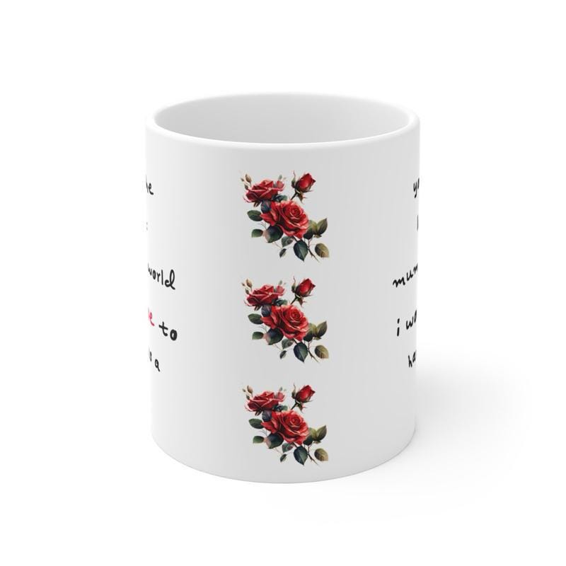 Cute mug - funny mother's day gift from son - drinkware washable reusable cup tumbler ceramic reuse coffee mothers adulthumor cute funny gif