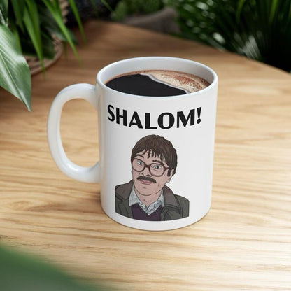 Shalom jim mug - great father's day gift - friday night dinner - funny mugs - funny gifts for father dad drinkware washable reusable coffee