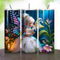 Fairy butterfly tumbler 20oz - perfect for on-the-go hydration - vacuum flask - cup drinkware mug bottles water bottles bottled portable gif
