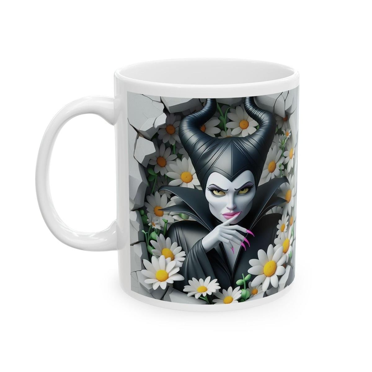 Scary witch  style 3d mug - christmas gift secret santa for coffee lovers - drinkware, reusable classic cup tumbler washable reuse ceramic x
