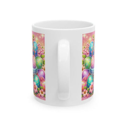 Easter puppy dog mug - cute gift - perfect for hot drinks - drinkware, tumblers cup bottles reusable washable portable reuse ceramic coffee