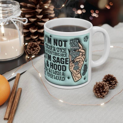 Funny sage sarcastic mug - perfect xmas gift for witches and witchcraft fans drinkware reusable tumbler cup washable ceramic reuse coffee my