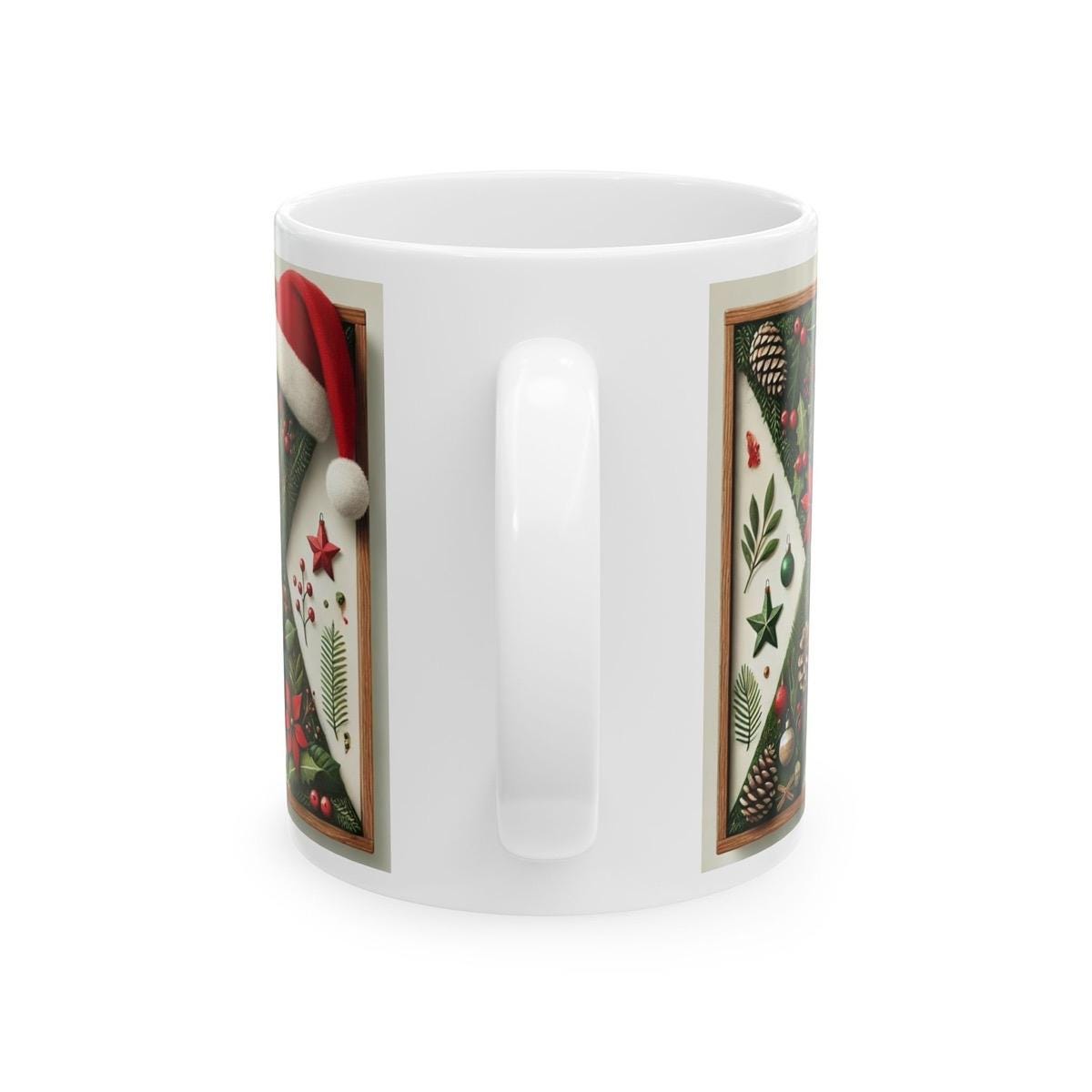 Personalised 'x' edition christmas mug - unique gift for xmas - stocking filler - drinkware washable reusable reuse ceramic cup tumbler coff