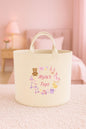 Personalised Toy storage Felt Trug basket, perfect gifts girls kids gift fun animals storage basket trugs toy storage