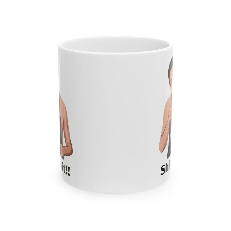Funny mug - sh*t on it! mug - martin - great father's day gift - friday night dinner - funny mugs - funny gifts for father dad drinkware was