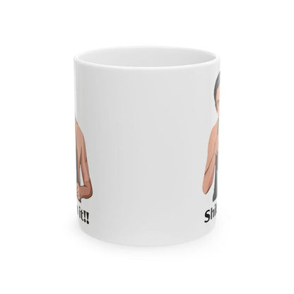 Funny mug - sh*t on it! mug - martin - great father's day gift - friday night dinner - funny mugs - funny gifts for father dad drinkware was