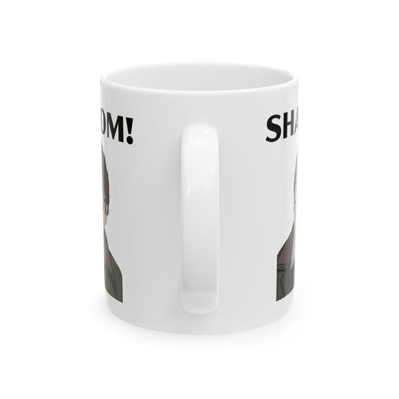 Shalom jim mug - great father's day gift - friday night dinner - funny mugs - funny gifts for father dad drinkware washable reusable coffee