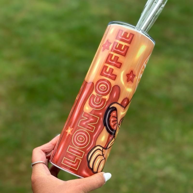 Lion king simba 20oz tumbler style - perfect for any occasion drinkware flasks mug bottles water bottles bottled stylish beverage portable f