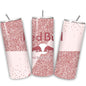 Red bull inspired tumbler 20oz - pink rose glitter style perfect for on-the-go hydration - vacuum flask - cup drinkware mug bottles water bo