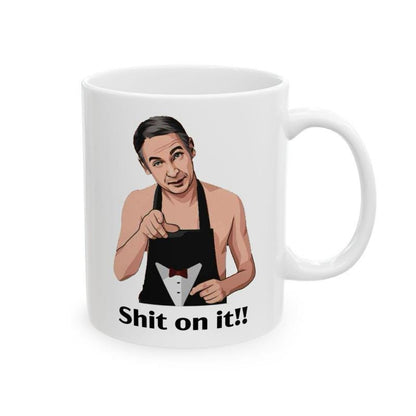 Funny mug - sh*t on it! mug - martin - great father's day gift - friday night dinner - funny mugs - funny gifts for father dad drinkware was