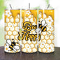 Be happy bee 20oz bees girly tumbler style - perfect for any occasion drinkware flasks mug bottles water bottles bottled stylish beverage po