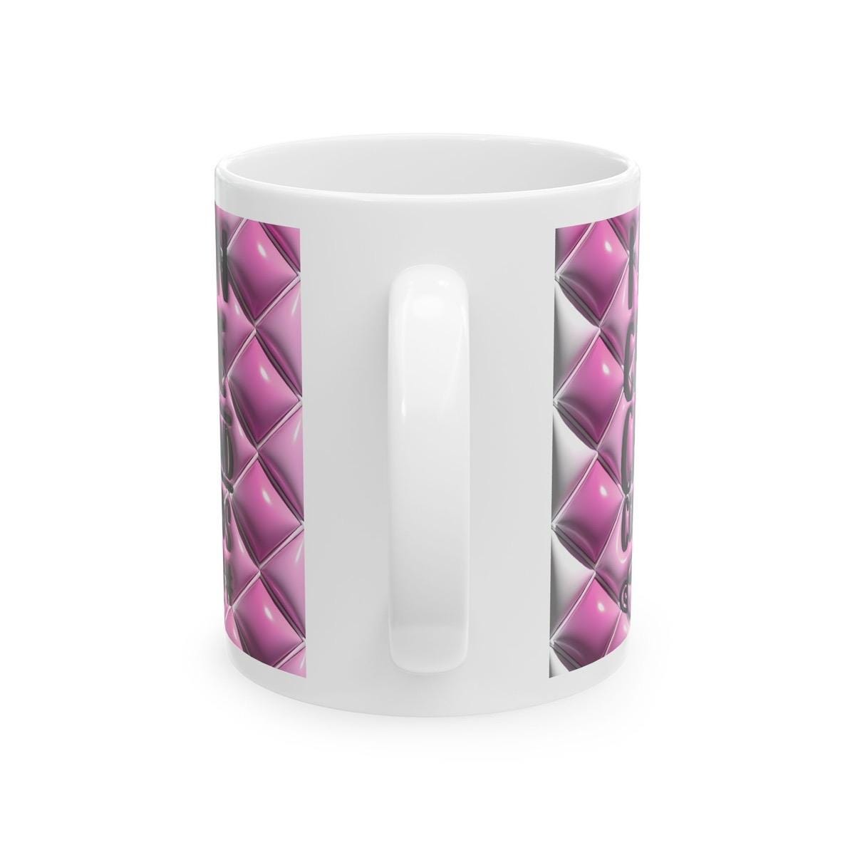 Funny mug gift for coffee lovers - i run off caffeine and chaos - drinkware, cup tumblers reusable washable ceramic reuse rude mugs cute swe