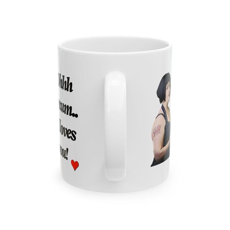 Ohh mum i loves you funny mug for mother's day or birthday - perfect gift for mum - cup, drinkware tumblers washable bottles reusable cerami