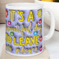 Funny mug sarcastic gift - it's a beautiful day to leave me alone - drinkware - tumblers cup ceramic washable reusable reuse coffee novelty