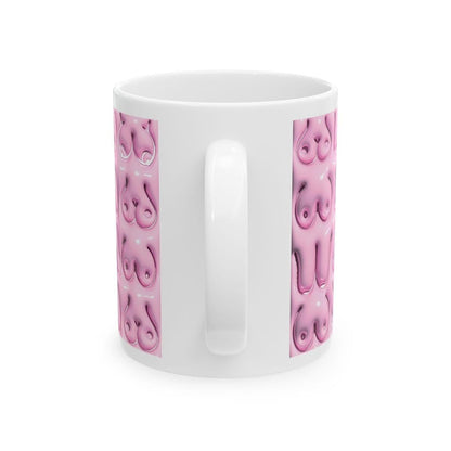 Cute funny mug pink gifts - perfect for coffee and tea - drinkware, cup tumblers reusable washable ceramic reuse mugs cute girly gifts mothe