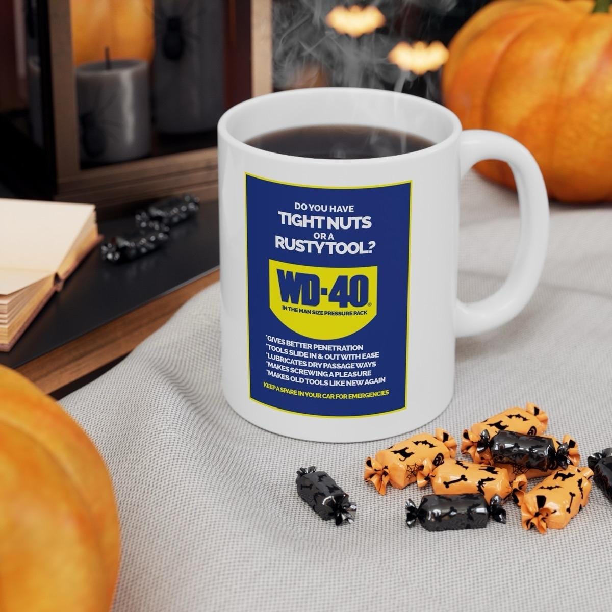 Wd funny mug - perfect for your morning coffee - drinkware, cup washable reusable tumbler reuse ceramic xmas mugs tea festive sarcastic girl