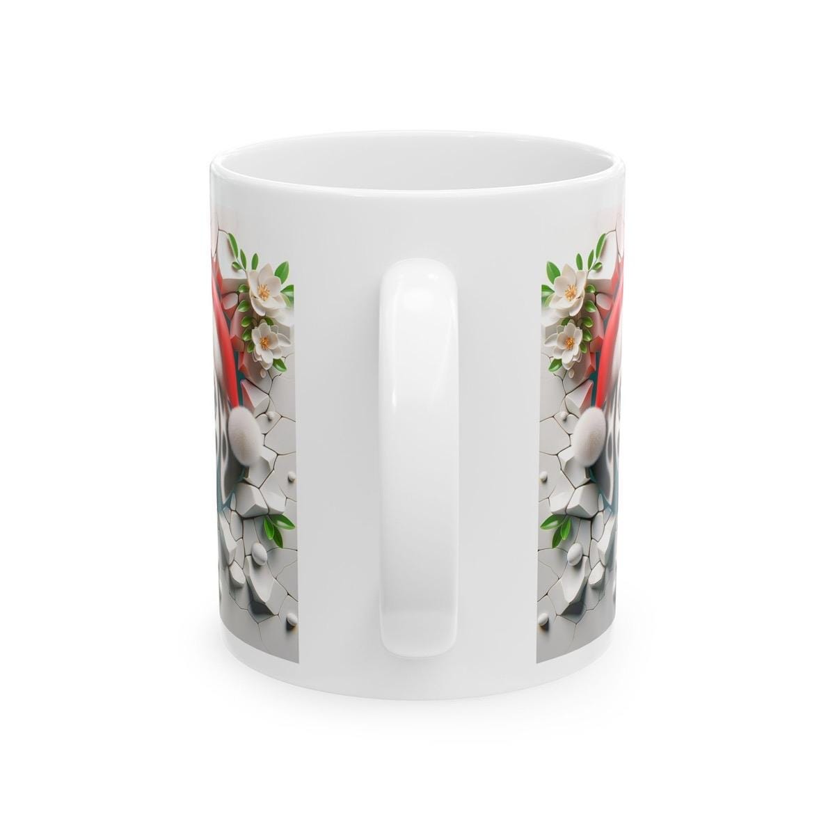 Cute dalmatian puppy dog mug - xmas style gift for coffee lovers - drinkware, cup tumblers ceramic washable reusable reuse mugs