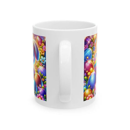 Easter bunny mug - cute gift - perfect for hot drinks - drinkware, tumblers cup bottles reusable washable portable reuse ceramic coffee east