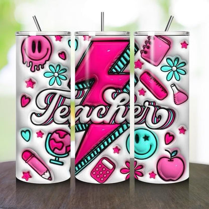 Teacher gifts 20oz tumbler style - perfect for any occasion drinkware flasks mug bottles water bottles bottled stylish beverage portable fla