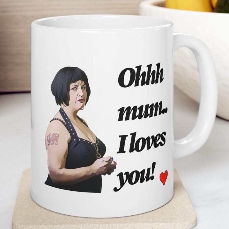 Ohh mum i loves you funny mug for mother's day or birthday - perfect gift for mum - cup, drinkware tumblers washable bottles reusable cerami