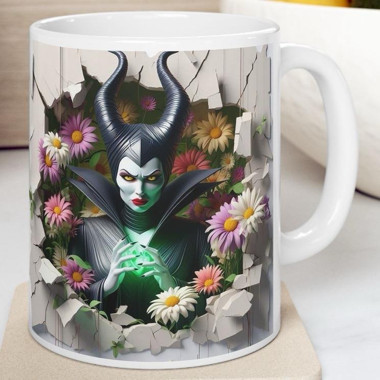 Scary witch style 3d mug - christmas gift secret santa - reusable - drinkware reuse tumblers cup washable coffee ceramic xmas mugs tea festi