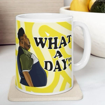 What a day mug harvey price mug - funny gift for coffee lovers - drinkware, tumblers funny mugs funny gifts 11oz washable reusable ceramic r