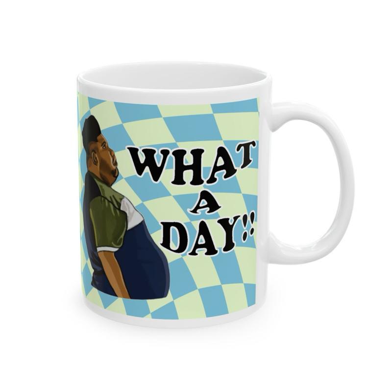 What a day mug harvey price mug - funny gift for coffee lovers - drinkware, tumblers funny mugs funny gifts 11oz washable reusable ceramic r