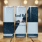 Red bull tumbler 20oz - blue navy glitter style ‘naughty bitch energy’ ‘unleash your slay’ perfect for on-the-go hydration - vacuum