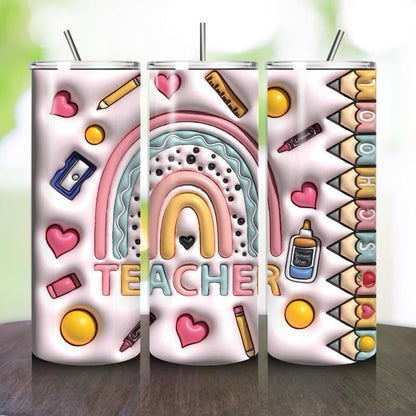 Teacher gifts 20oz tumbler - perfect for any occasion drinkware flasks mug bottles water bottles bottled stylish beverage portable flask bot