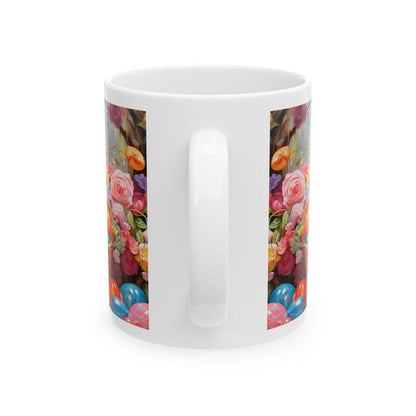 Easter bunny mug - cute gift - perfect for hot drinks - drinkware, tumblers cup bottles reusable washable portable reuse ceramic coffee east