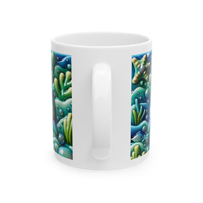 Cute baby shark 3d mug - perfect for kids - ideal gift for children drinkware washable tumbler cup reusable ceramic reuse coffee xmas mugs t