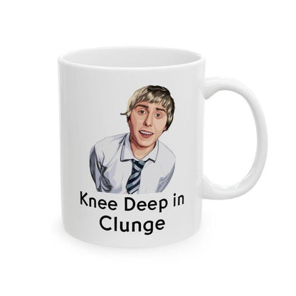 Funny mug - inbetweeners knee deep mug - funny inbetweeners jay cartwright gift coffee mug drinkware washable reusable tumbler reuse ceramic