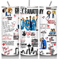 Grey’s anatomy tumbler 20oz - perfect for on-the-go hydration - vacuum flask - cup drinkware mug bottles water bottles bottled portable gi