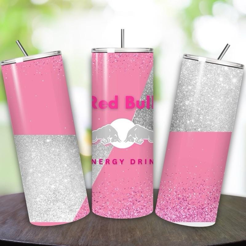 Red bull tumbler 20oz - pink style perfect for on-the-go hydration - vacuum flask - cup drinkware mug bottles water bottles bottled portable
