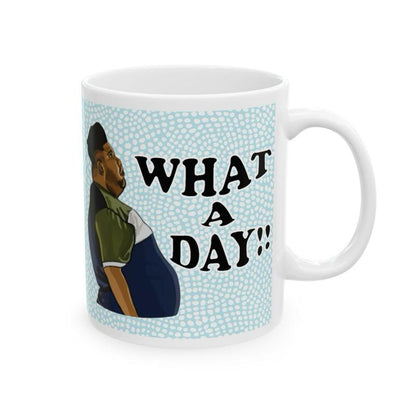 What a day mug harvey price mug - funny gift for coffee lovers - drinkware, tumblers funny mugs funny gifts 11oz washable reusable ceramic r