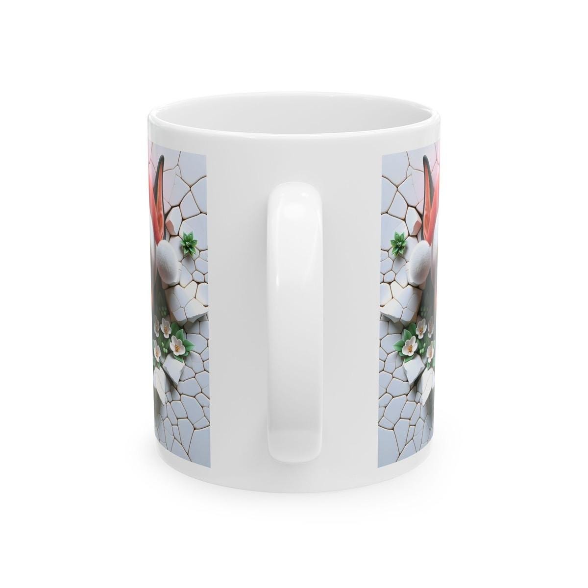 Cute doberman dobie mug - xmas style gift for coffee lovers - drinkware, cup tumblers washable reusable reuse ceramic stylish gifts girly gi