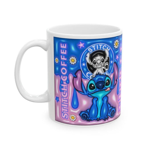 Stitc style mug gifts - perfect for hot beverages - drinkware, glass cup ceramic washable reusable tumbler reuse coffee mug  cute girly gift