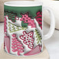 3d style christmas trees mug - perfect for your holiday drinks - drinkware reusable washable ceramic reuse tumbler cup coffee fun mugs xmas